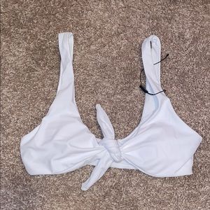 White Zaful Bikini Top